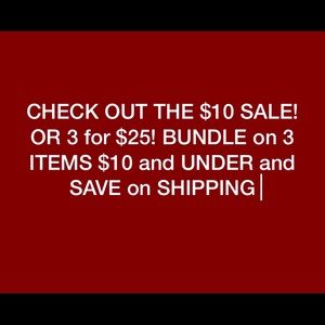 $10 SALE on ITEMS $10 and UnDeR